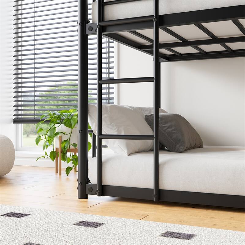 Triple Twin Bunk Beds,Twin Over Twin Over Twin Metal Bunk Bed Frame