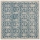 preview thumbnail 87 of 153, SAFAVIEH Handmade Cambridge Myrtis Moroccan Wool Rug 6' Square - Navy Blue/Ivory - Square