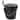 Panacea 15343 Fireplace Ash Bucket With Shovel, Matte Black