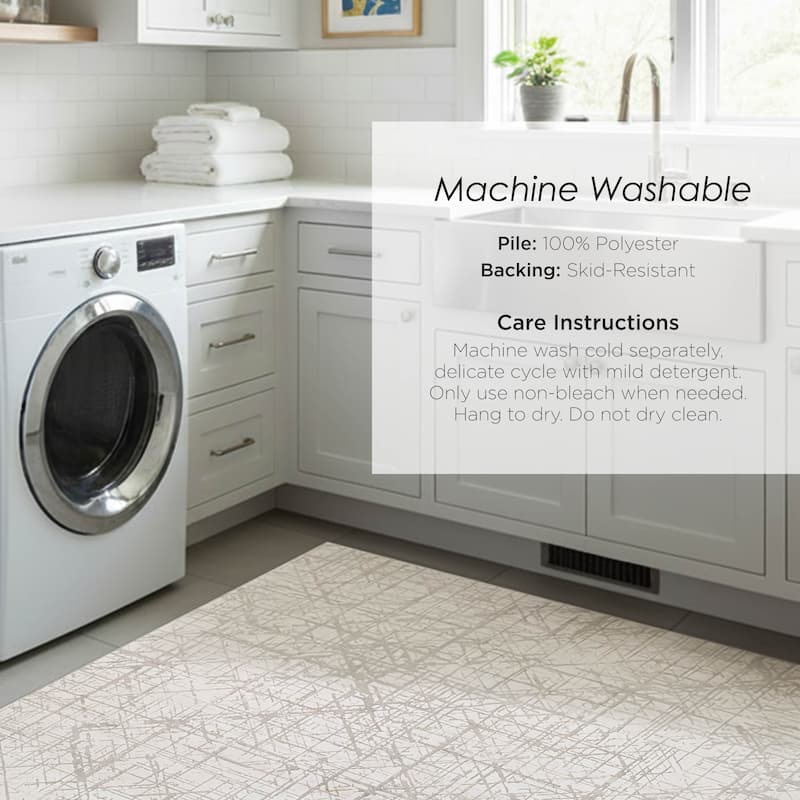 Wyatt & Ash Dream Mink Printed Chenille Rugs