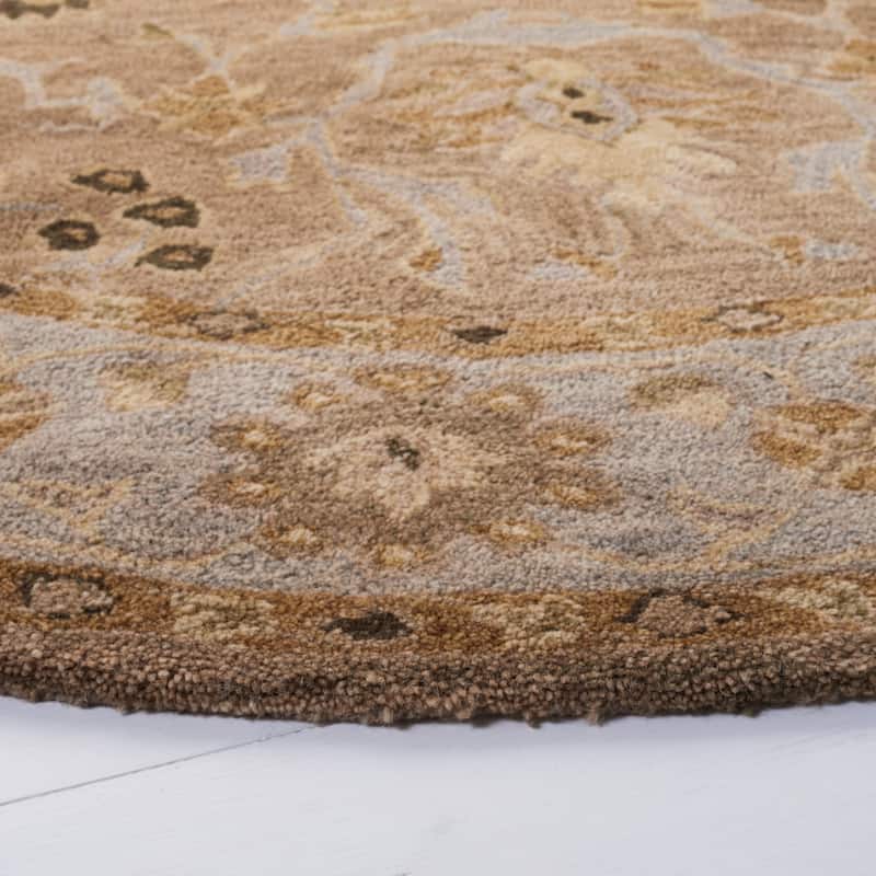 SAFAVIEH, Handmade Anatolia Patricie Traditional Oriental Hand-spun Wool Rug