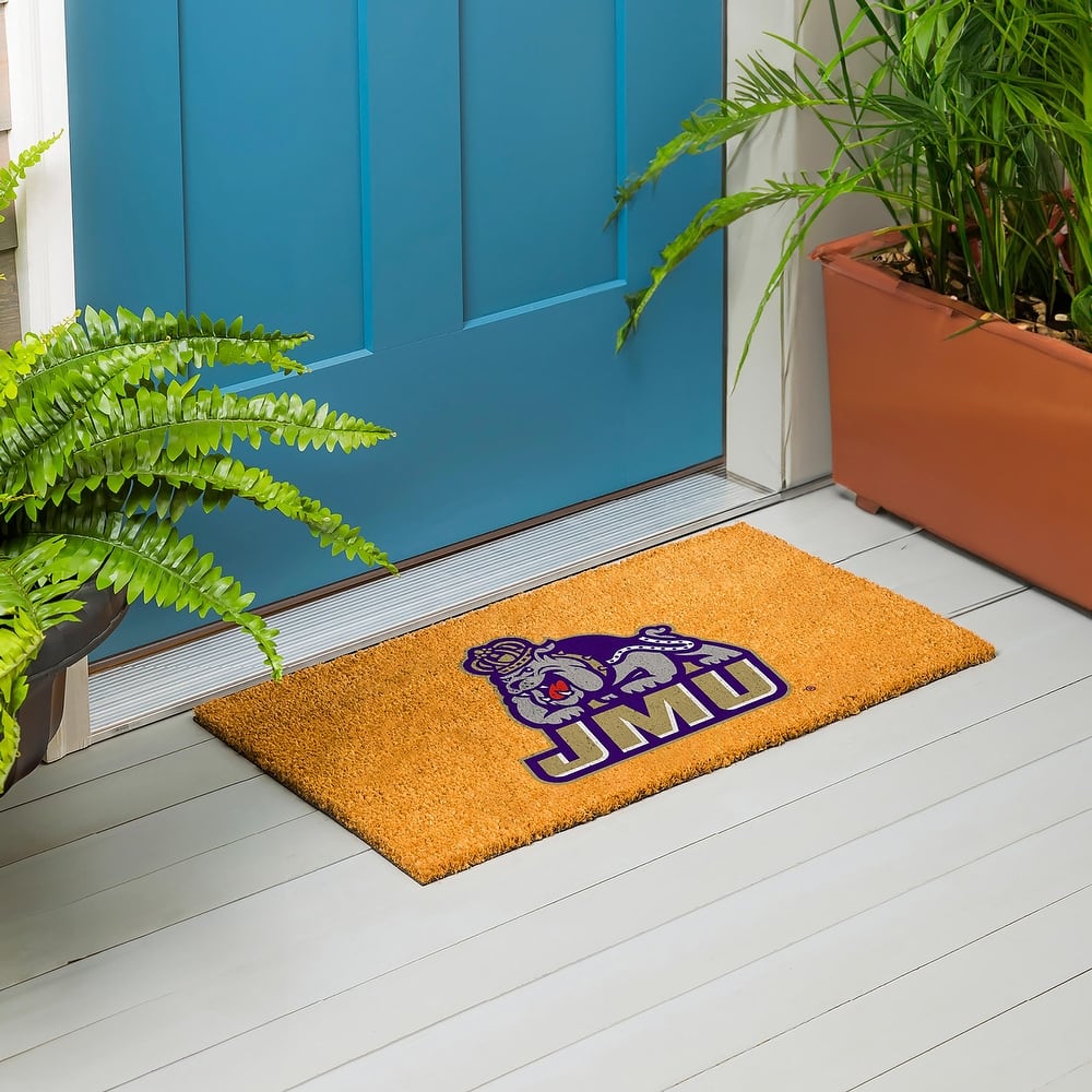 James Madison University Full Color Indoor/Outdoor Coir Mat