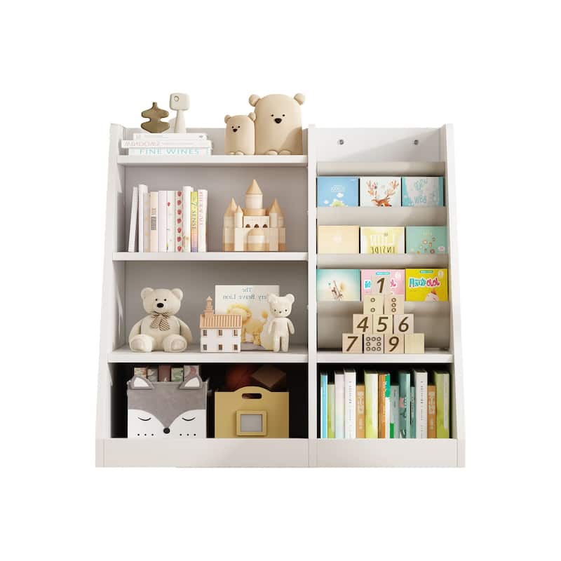 Wooden Toy Storage Organizer Cabinet