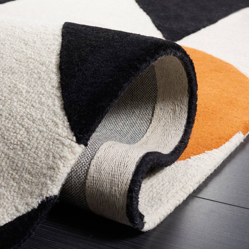 SAFAVIEH Handmade Rodeo Drive Rhianna Mid-Century Modern Wool Rug