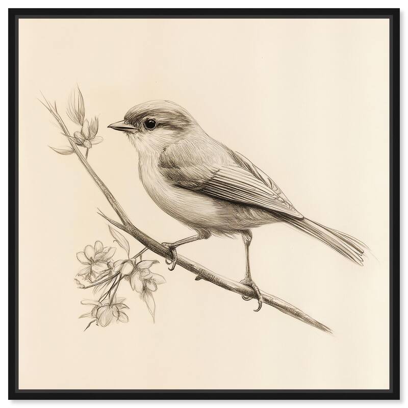 Nest Niche Canvas by Art Remedy - Black - 30" x 30"