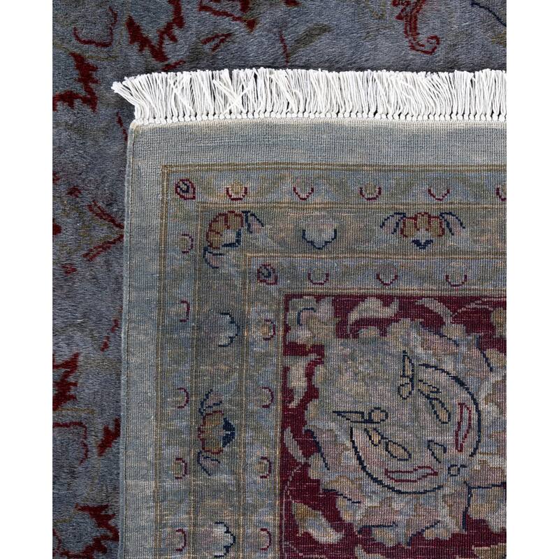 Overdyed One-of-a-Kind Hand-Knotted Area Rug - Gray - 8' 1" x 10' 4"