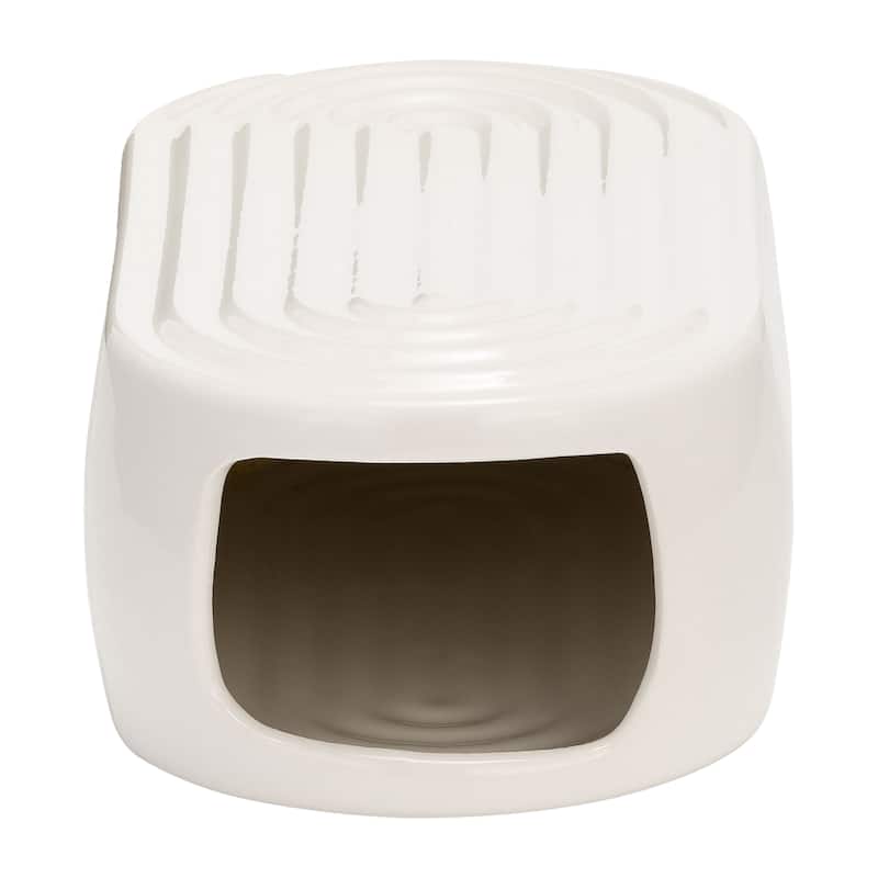Sagebrook Home Elegant Ceramic Vase, Contemporary Design for Modern Decor