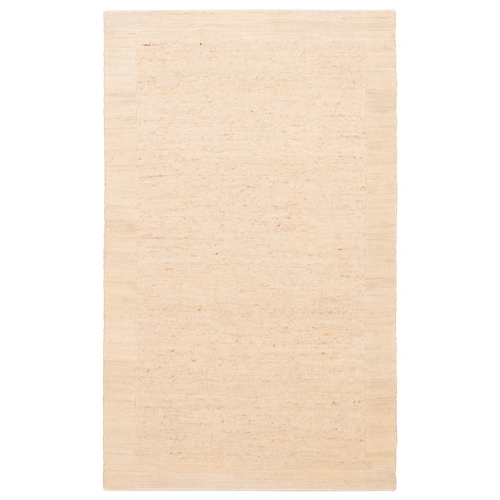 ECARPETGALLERY Hand Woven Zahara Cream Dhurrie