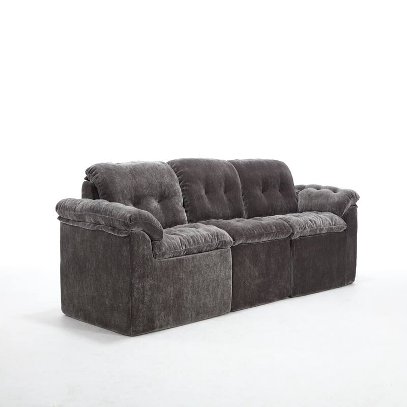 Modular Convertible Cushioned Sleeper Sofa Set