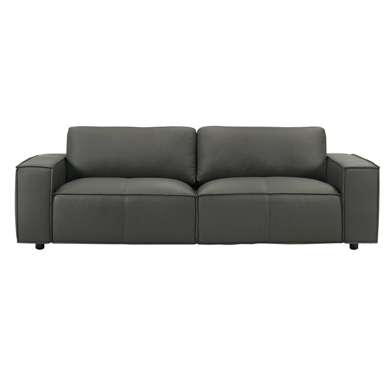 Clayton Top Grain Genuine Leather Loveseat, Sofa, or Living Room Set