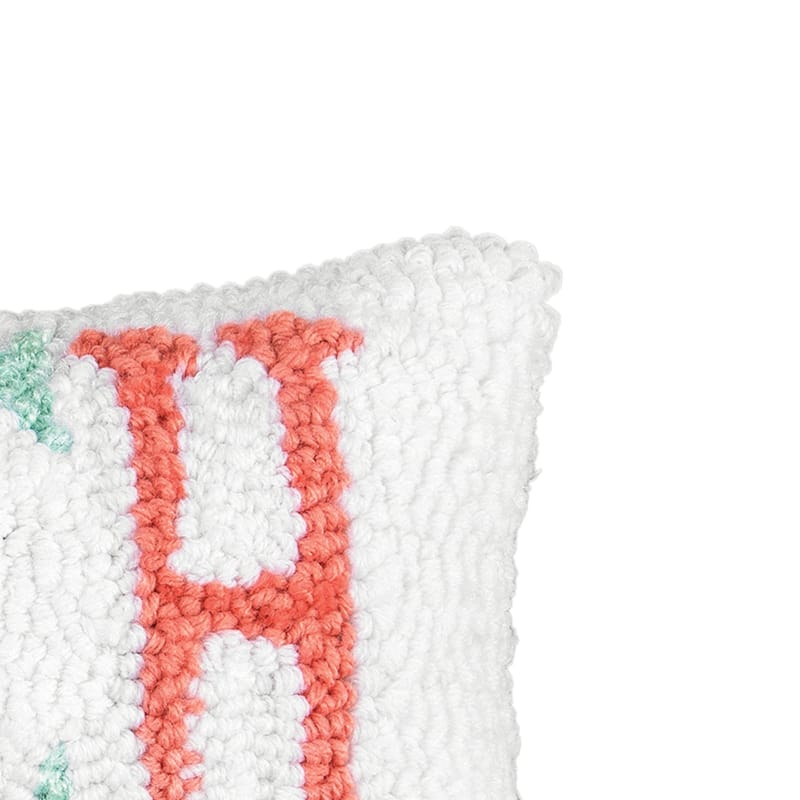 Beach Hooked Petite Throw Pillow