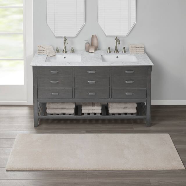 Madison Park Signature Marshmallow Bath Rug