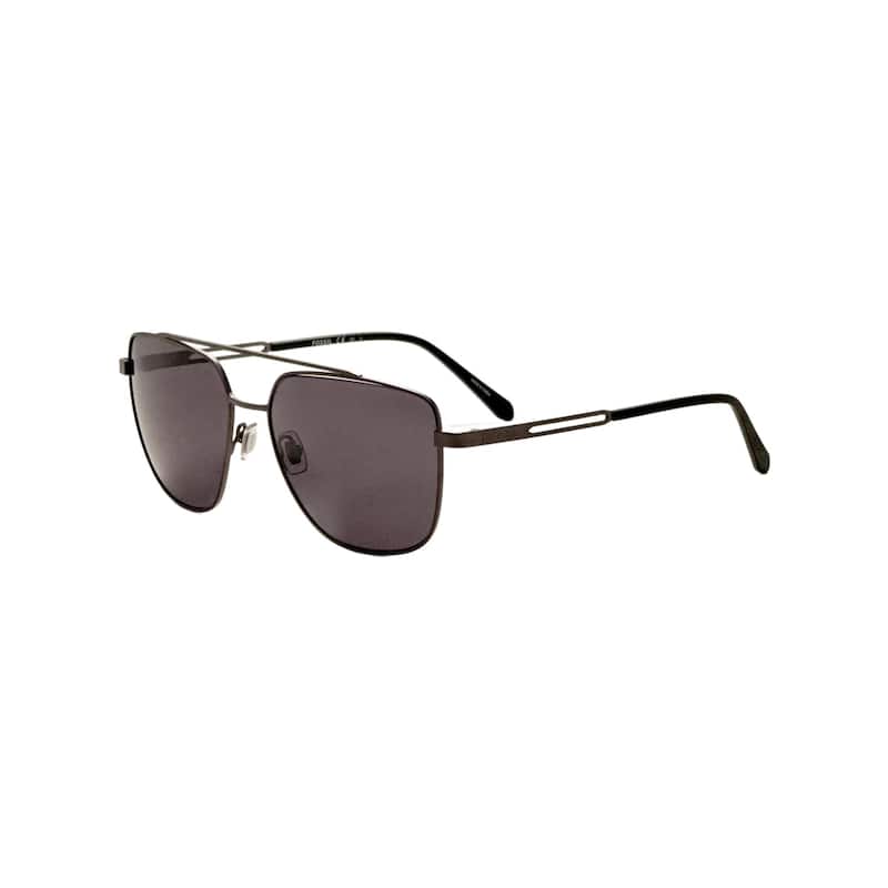 Fossil Men's 59mm Matte Dark Ruthenium Sunglasses FOS3129-G-S-R80-59