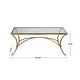 preview thumbnail 3 of 2, Uttermost Alayna Gold Coffee Table