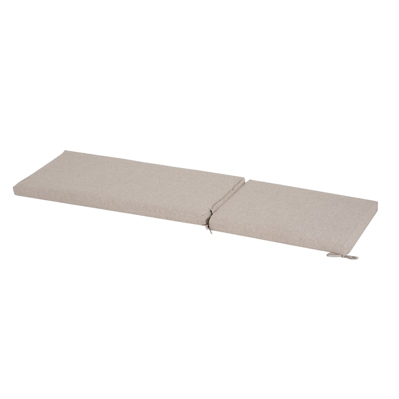 Christopher Knight Home - Noah Luxurious Comfort Outdoor Chaise Lounge Cushion with Secure Ties and Plush Support