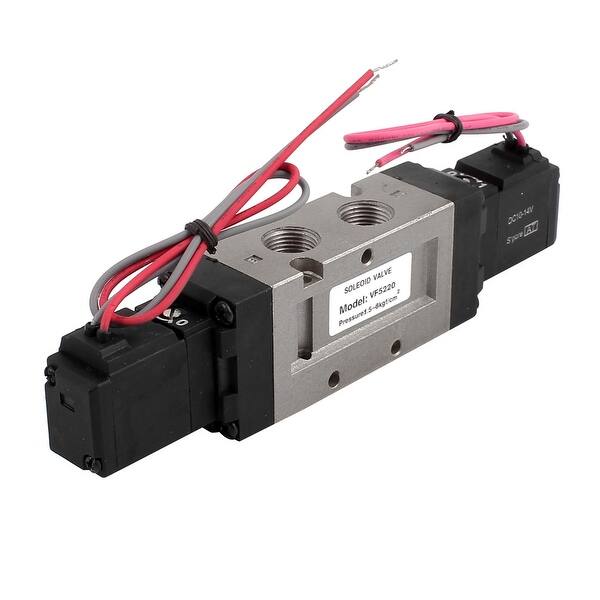 Shop Dc 12v 2 Position 5 Way 4 Wires Pneumatic Solenoid