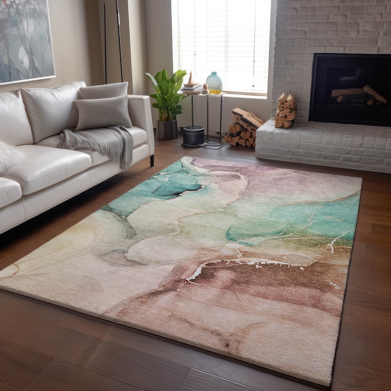 Premium Washable Super Soft Abstract Mayfield Rug