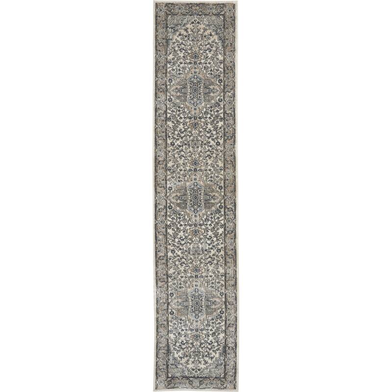 Mebe Power Loomed Distressed Area Rug By HomeRoots