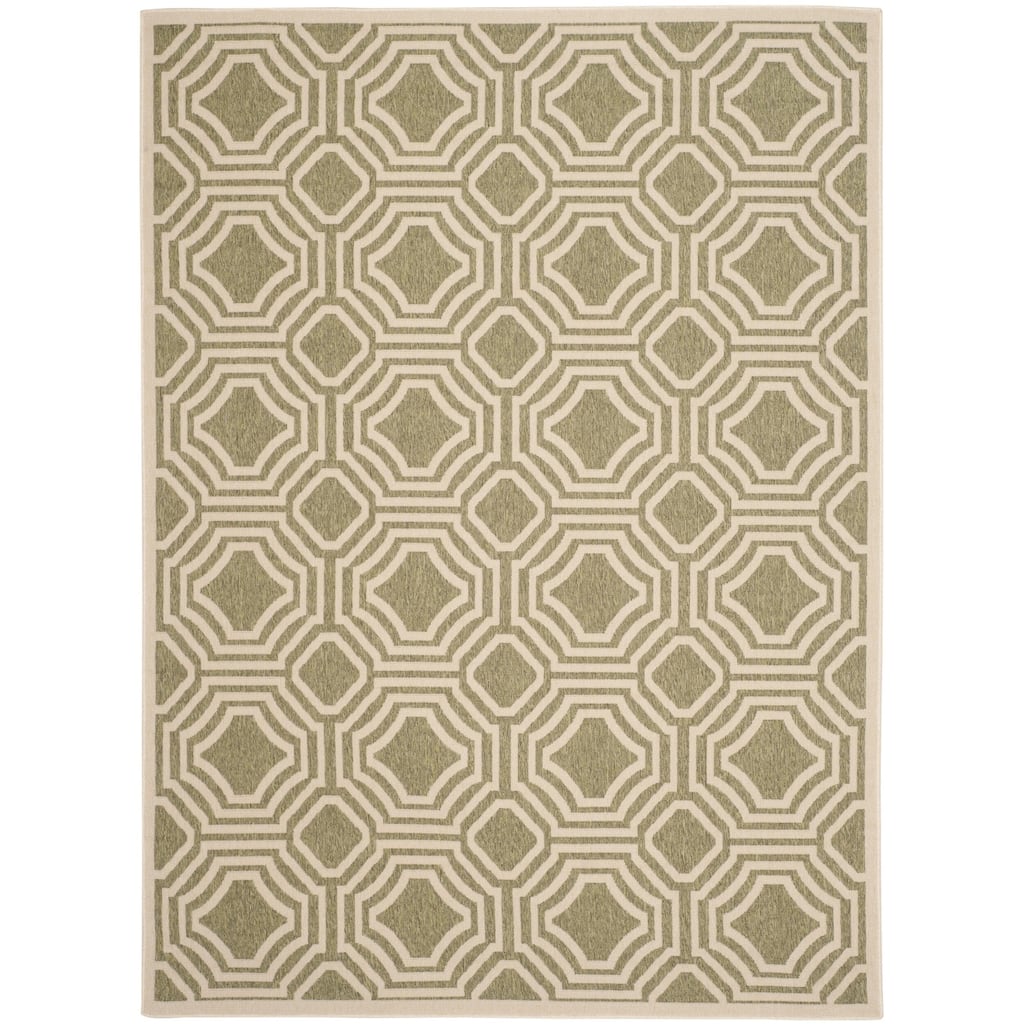 SAFAVIEH Veranda Indoor/ Romy Outdoor Waterproof Patio Backyard Rug - 6'7" x 9'
