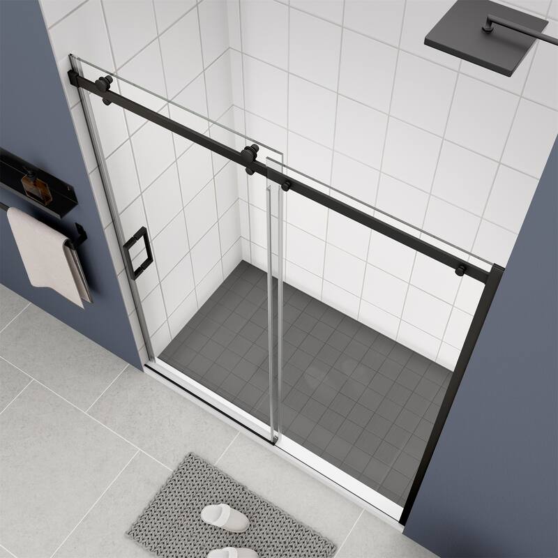 46"-48" x 74" Sliding Shower Door with 5/16" Tempered Glass