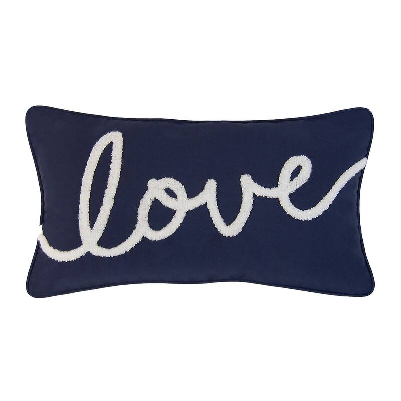 Donna Sharp Checkerboard Indigo 2 PC Decorative Pillow Set