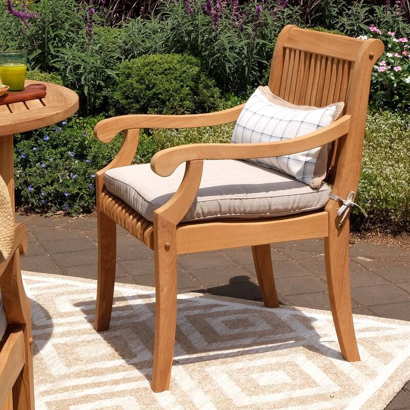 Cambridge Casual Chara 5-piece Teak Patio Dining Set with Cushion