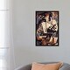 preview thumbnail 13 of 13, iCanvas "Harlequin with a Guitar, 1917 (oil on canvas)" by Juan Gris Framed