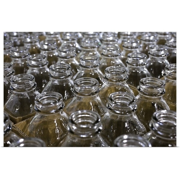 "Empty glass jars" Poster Print