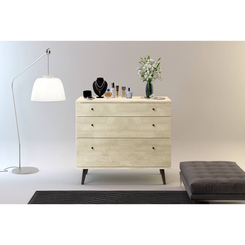 Carson Carrington Hitra Mid-century 3-drawer Dresser