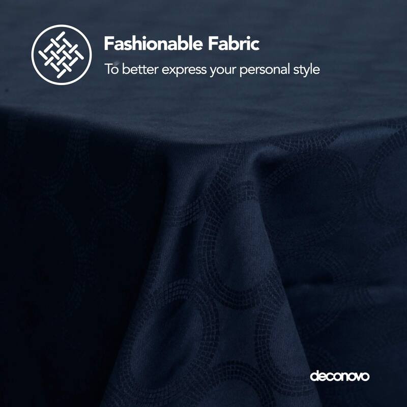 Jacquard Square Tablecloth and Water Resistant Spill-Proof Tablecloths