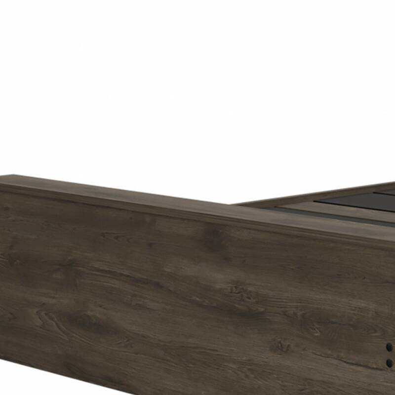 Full Dark Brown Bed