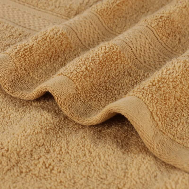 Superior Chevron Zero Twist Cotton Face Towel Washcloth Set of 12