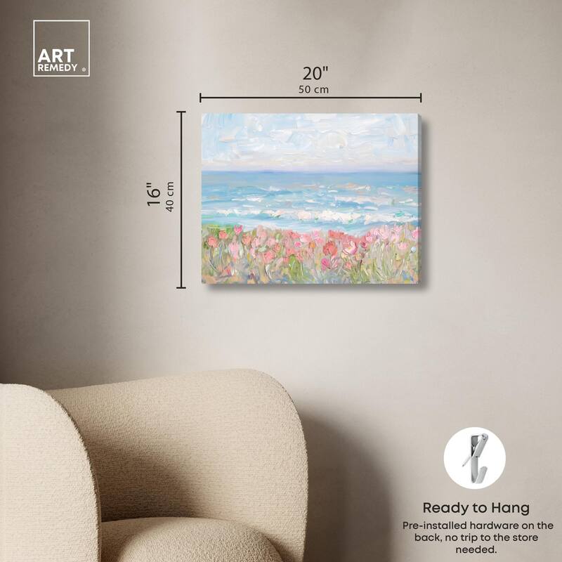 Waves of Peace Canvas by Art Remedy, Gallery Wrapped