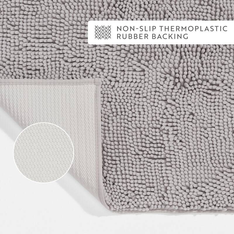 Becky Cameron Ultra Soft Chenille 24"x 17" Bath Mat