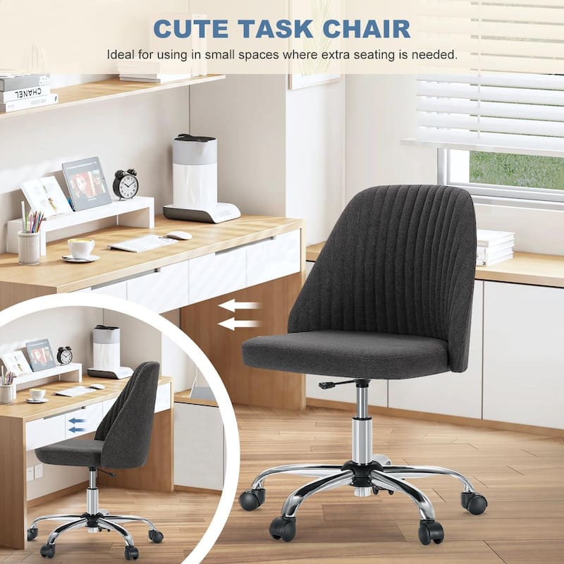Adjustable Height Swivel Chair for Home Office