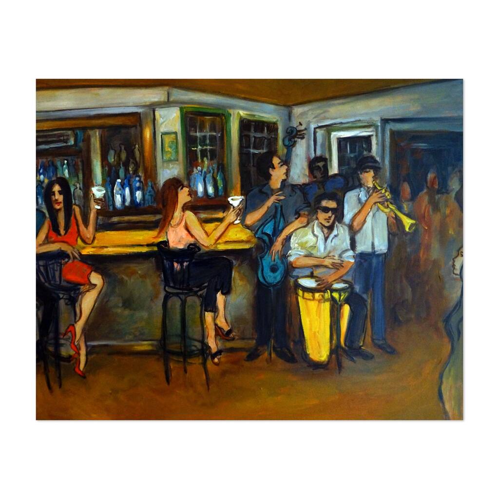 Art Beach Dancing Jazz Latino Jazz Unframed Wall Art Print/Poster