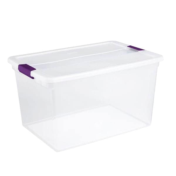 Sterilite 66 Quart Storage Totes, Pack, and Quart Storage