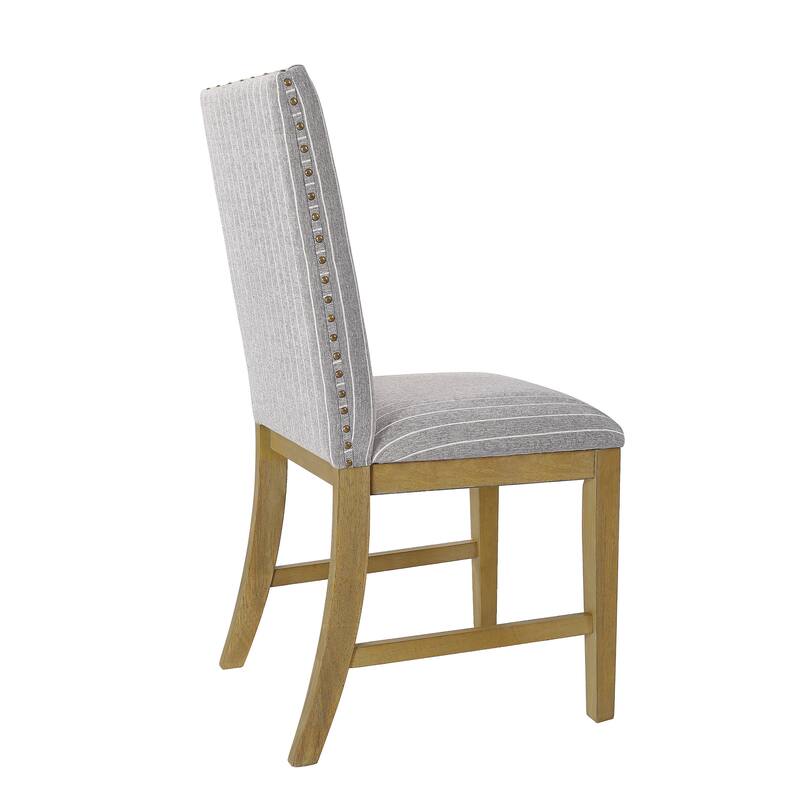 HomePop Upholstered Wood Apron Dining Chair - Set of 2