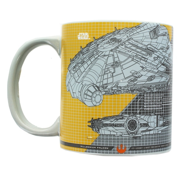 Star Wars Millennium Falcon Tech 20oz Ceramic Mug - Multi