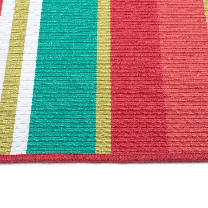 Voavah Coral Hand-Made Flatweave Indoor/Outdoor Area Rug