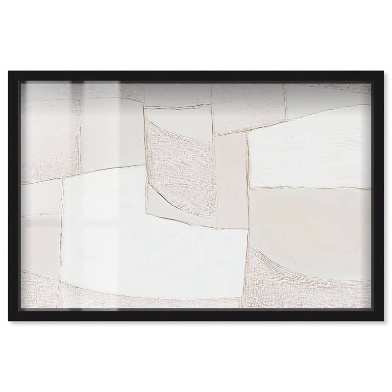 Veiled Calm Shadowbox by Art Remedy - Black - 45" x 30"