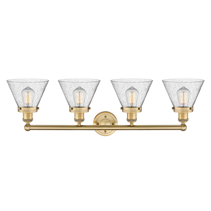 Innovations Lighting Large Cone - 4 Light 35" Bath Vanity Light