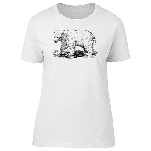 Shop Cool Vintage Polar Bear Sketch Tee Men S Image By