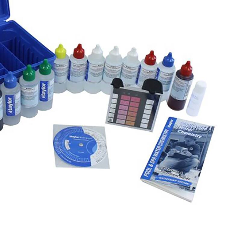 Taylor Deluxe Complete High Swimming Pool Spa Multiple Test Kit w/ Case (2 Pack) - 60 ml (2 ounce)