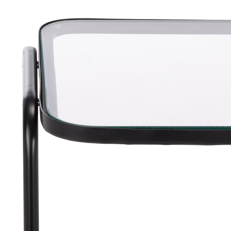 SAFAVIEH Home Zunia 2-Tier Accent Table - 17"W x 15"D x 19"H