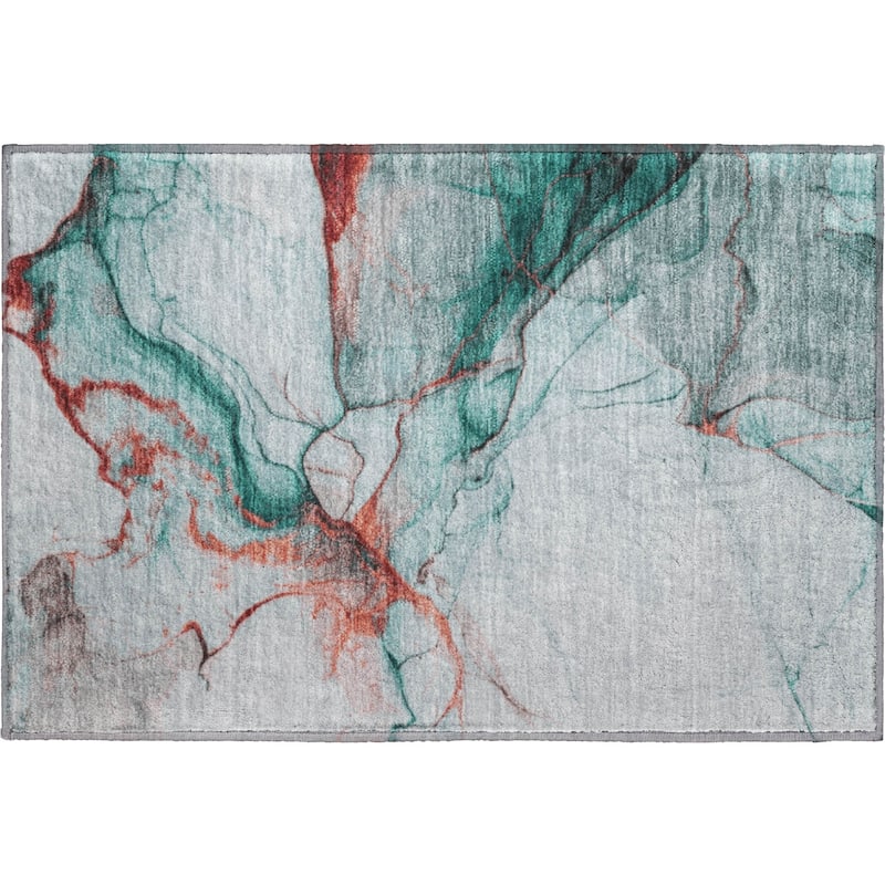 Premium Washable Super Soft Modern Crackle Mayfield Rug