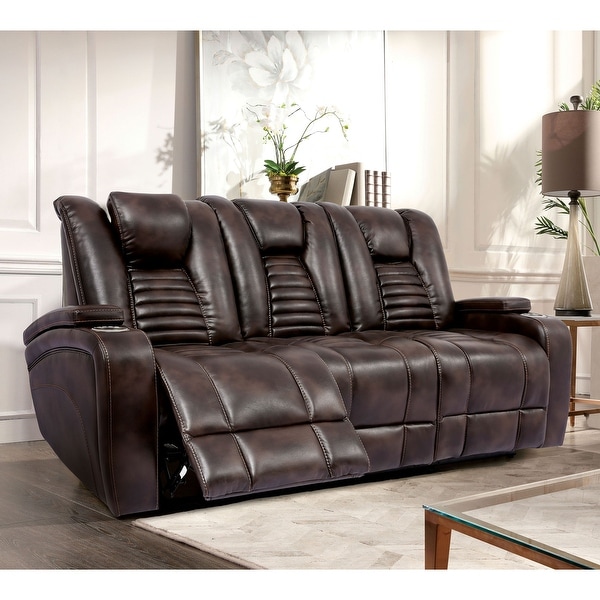 Power reclining sofa with outlet usb