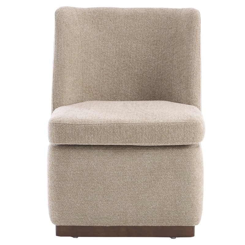 Modern Upholstered Accent Chair with Back for Dining Room, Living Room, Bedroom