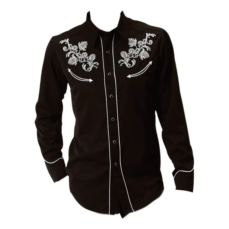 Shop Roper Western Shirt Women L S Snap Solid Black Overstock