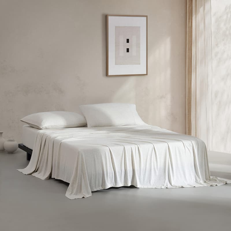 Calvin Klein Modern Cotton Melange Jersey Sheet Set